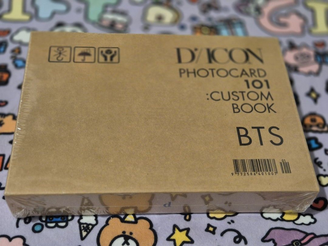 BTS D'ICON Photocard 101 Custom Book (Category: K-Wave Merchandise) located in Makati City. Submitted by neri_11 (Listing ID 1470459059, Image 2). Description: - 100% Brand New & Unopened BTS D'ICON photocard custom book - Factory sealed in original clear plastic shrink wrap - Rare find, ideal for BTS fans and serious photocard collectors .