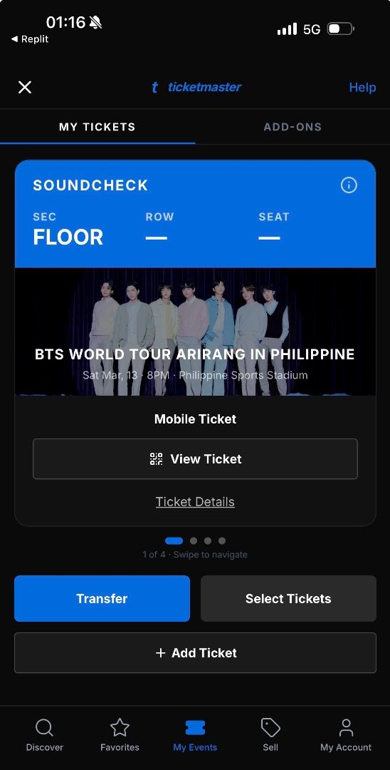 BTS PHILIPPINES TICKETS (Category: Events Tickets) located in Caloocan City. Submitted by pettisowens (Listing ID 1470350303, Image 2). Description: .