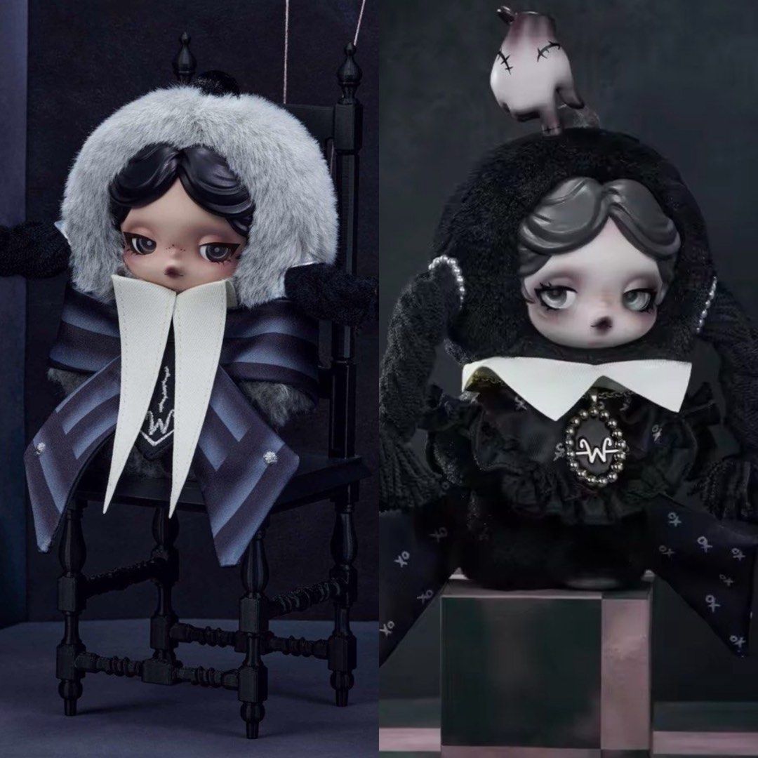 [Bundle Set] SKULLPANDA Wednesday Addams, Toys & Collectibles ...