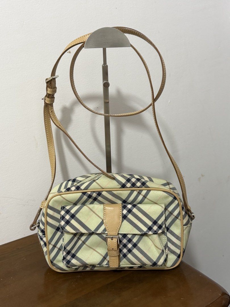 Burberry checkered camera bag (Category: Luxury Bags & Wallets) located in Manila. Submitted by prelovedbyramiah (Listing ID 1470488802, Image 1). Description: authentic like new.