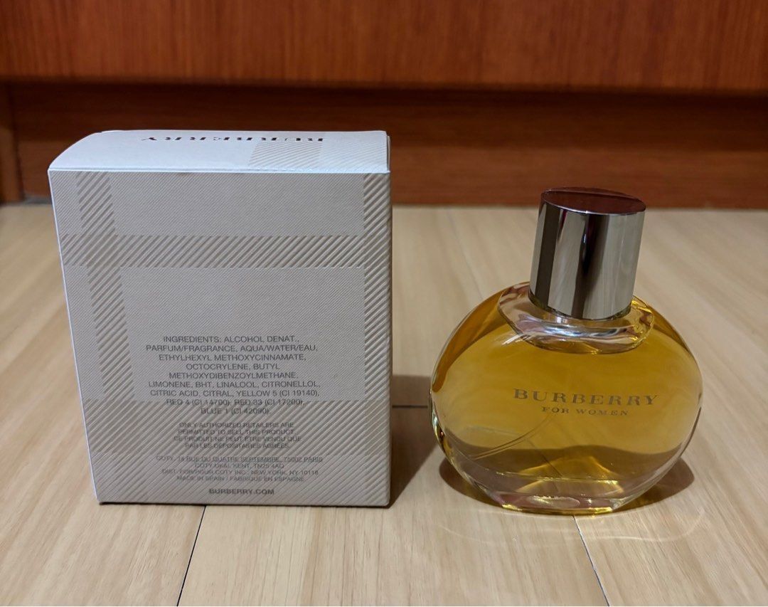 Burberry For Women edp 50ml (Category: Fragrance & Deodorants) located in Quezon City. Submitted by beckyshop2024 (Listing ID 1470543710, Image 2). Description: - Brand new - Original from US - Made in Spain.