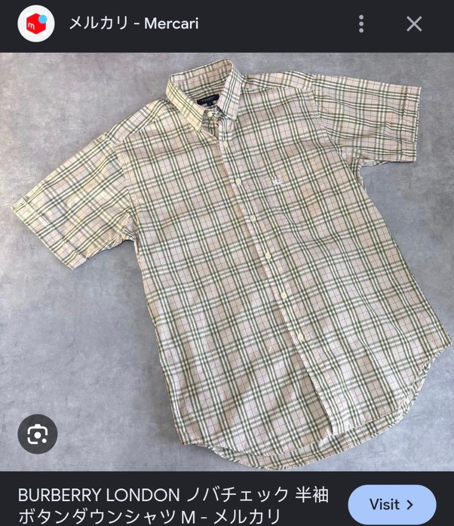 Burberry plaid buttondown (Category: Tshirts & Polo Shirts ) located in Binalbagan. Submitted by Kristoffer_Arguelles (Listing ID 1470479306, Image 1). Description: sariwa 23x30 dimension no issues maliban sa lukot authentic .