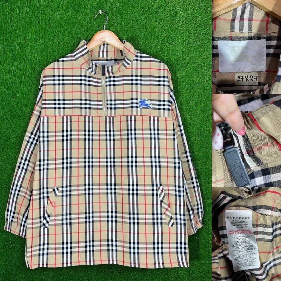 burberry plaid windbreaker (Category: Luxury Apparel) located in San Jose del Monte. Submitted by luxurygarments (Listing ID 1470365903, Image 1). Description: .