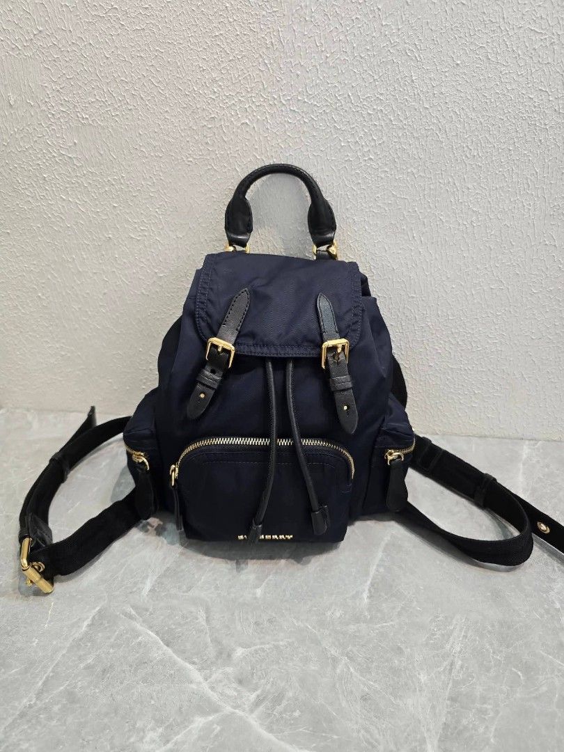 Burberry Rucksack Backpack🎒 Authentic💯💯 (Category: Backpacks) located in Davao. Submitted by SecondhandItems97 (Listing ID 1470457826, Image 2). Description: Small size Includes generic dustbag.