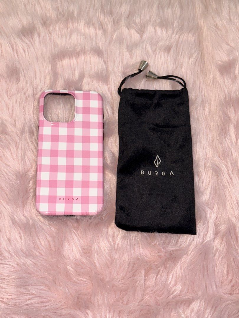 BURGA for iPhone 15 Pro Max (Category: Cases & Sleeves) located in Caloocan City. Submitted by truebear_68131a (Listing ID 1470363793, Image 1). Description: Included na rin po yung ibang case na kasama sa pic..