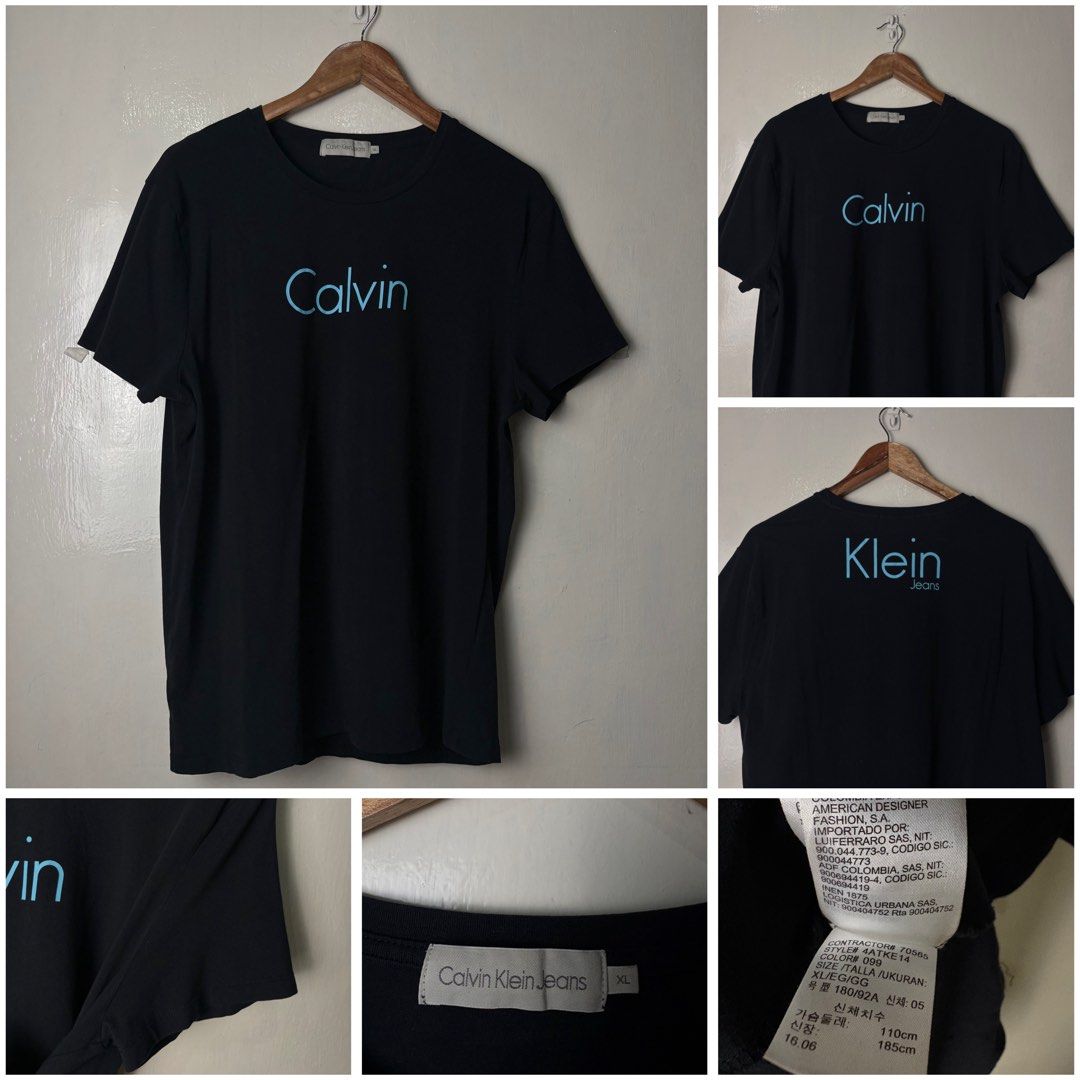 Calvin Klein (Category: Tshirts & Polo Shirts ) located in Quezon City. Submitted by npdthrift25 (Listing ID 1470526629, Image 1). Description: Calvin Klein Excellent Condition Color rate: 9.5/10 No Issue Dimension W 21 L 27 Size: Large 700.