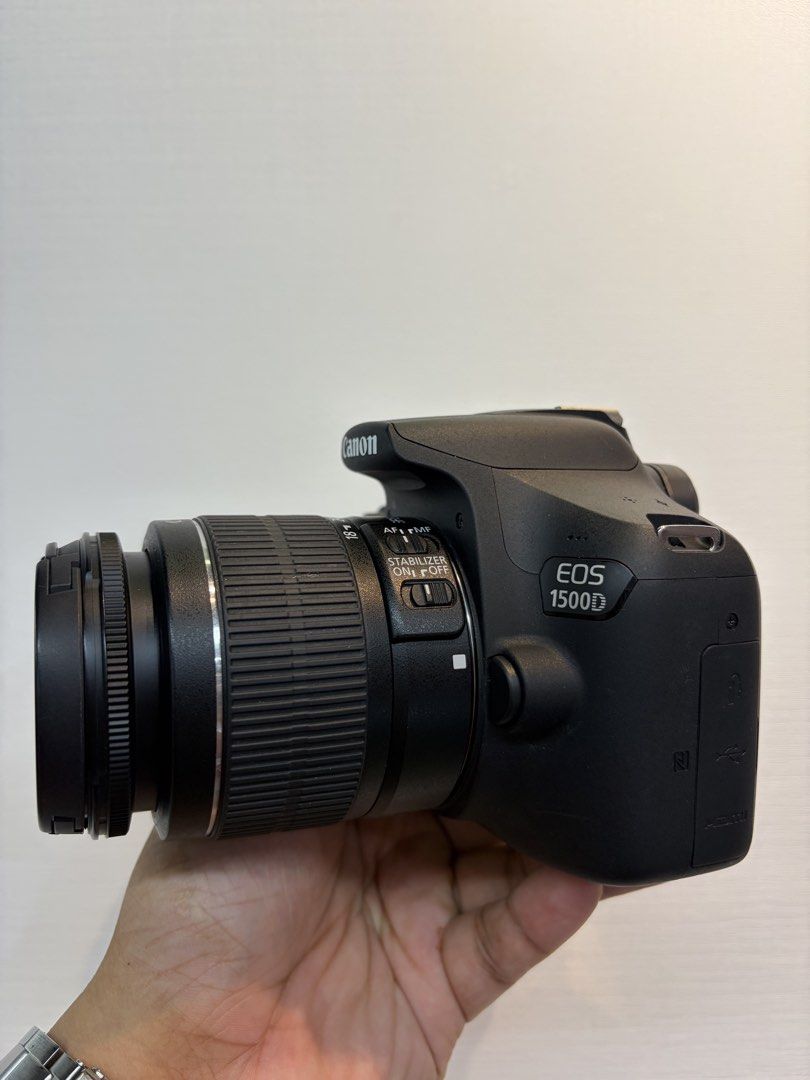 Canon 1500D (Category: Cameras) located in Manila. Submitted by gadgetcentral (Listing ID 1470396975, Image 1). Description: For sale‼️ Canon 1500D with 18-55mm lens / 24megapixel Php16,000 💸 Perfect for📸 ➡️Photobooth ➡️Photojournalism Students ➡️Beginners ➡️School Photography ➡️Events & Documentation Condition:🔥 ✅keypad working ✅Autofocus working ✅flash working ✅Quality shots ✅No fungus ✅No vignette ✅💯% Good condition Inclusions: ➡️ Canon 15