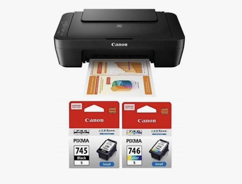 Canon PIXMA MG2570S Print Copy Scan (Category: Printers, Scanners & Copiers) located in Makati City. Submitted by charmedfactory (Listing ID 1470555967, Image 2). Description: - Model: Canon PIXMA MG2570S (Black) - Functions: Print, copy, and scan - Ink Cartridges: Uses PG-745 (Black) and CL-746 (Color) - Design: Compact and space-saving - Inclusions: Printer, cartridges, and original box - Ideal For: Students, online classes, and WFH home office