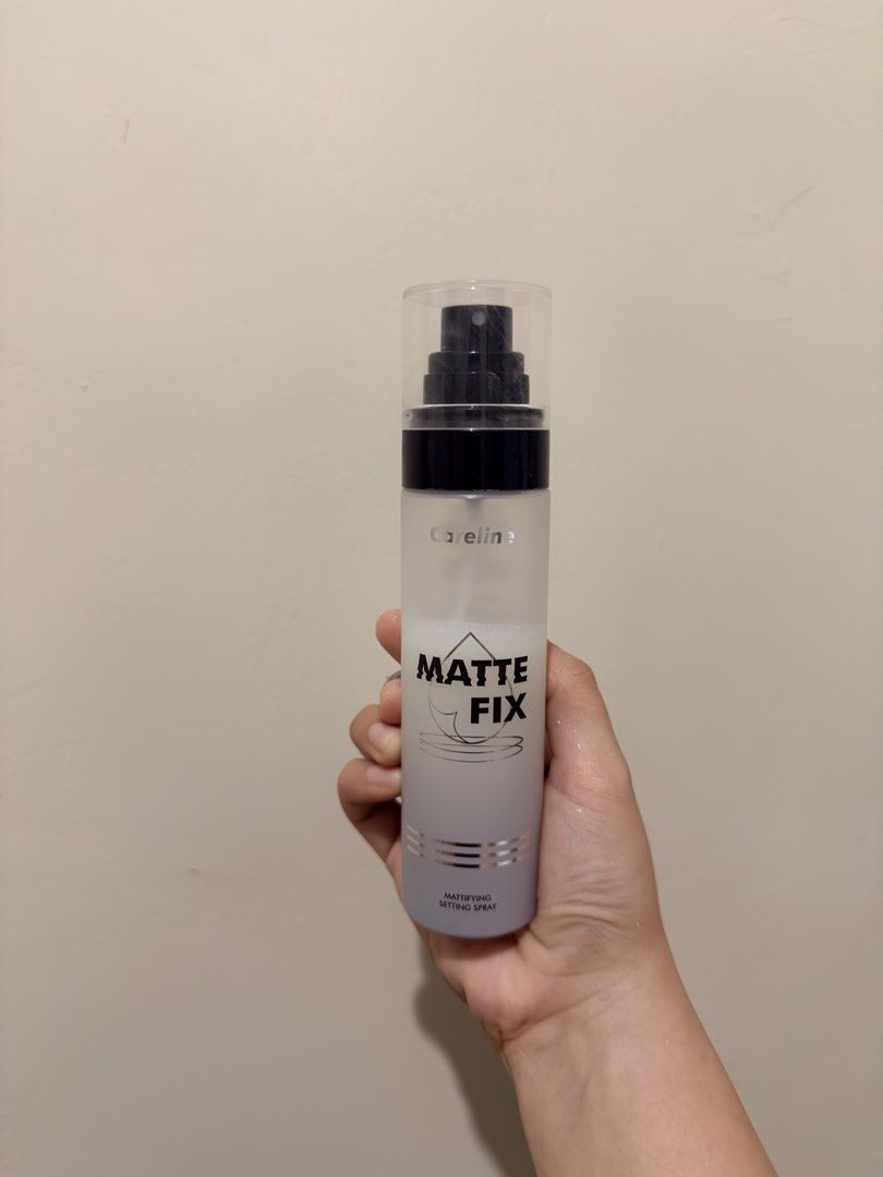 Careline Matte Fix Mattifying Setting Spray 100ml (Category: Makeup) located in Mandaluyong City. Submitted by yuriiiiverse (Listing ID 1470447082, Image 1). Description: 80-70% full Bought in Watsons physical store last Aug2026 📍Mandaluyong City sf c/o buyer rfs: barely used LP.
