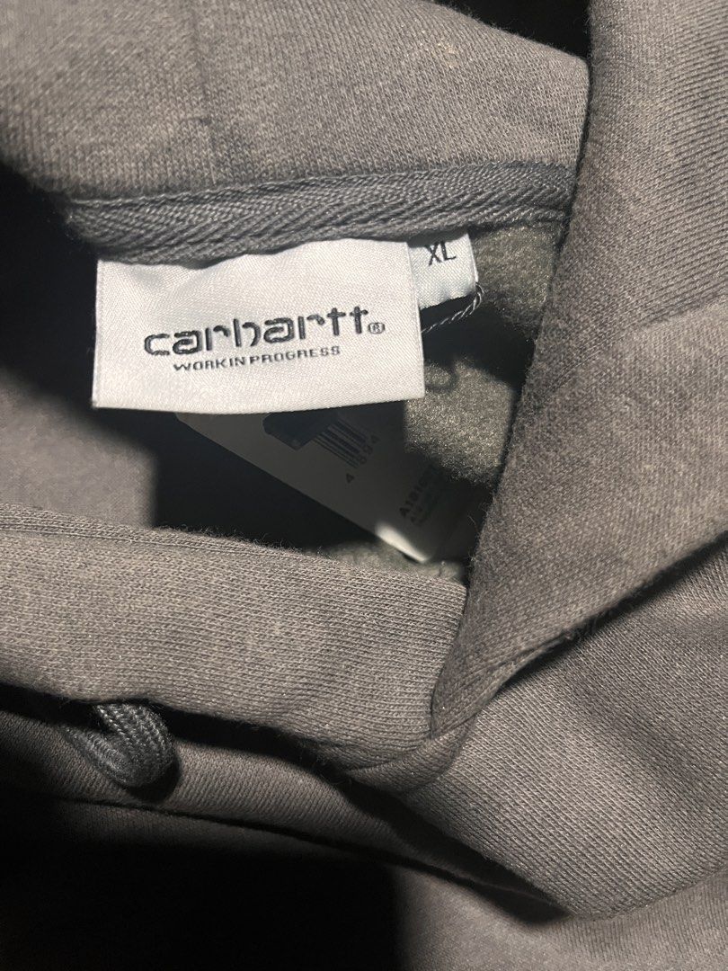 CARHARTT (Category: Coats, Jackets and Outerwear) located in Caloocan City. Submitted by style_hoods (Listing ID 1470516020, Image 3). Description: ✅ Embroidered “carhartt” script logo on the chest • ✅ Adjustable drawstring hood • ✅ Front kangaroo pocket • ✅ Ribbed cuffs & hem so it holds its shape • ✅ Built to last — classic Carhartt quality￼￼￼.