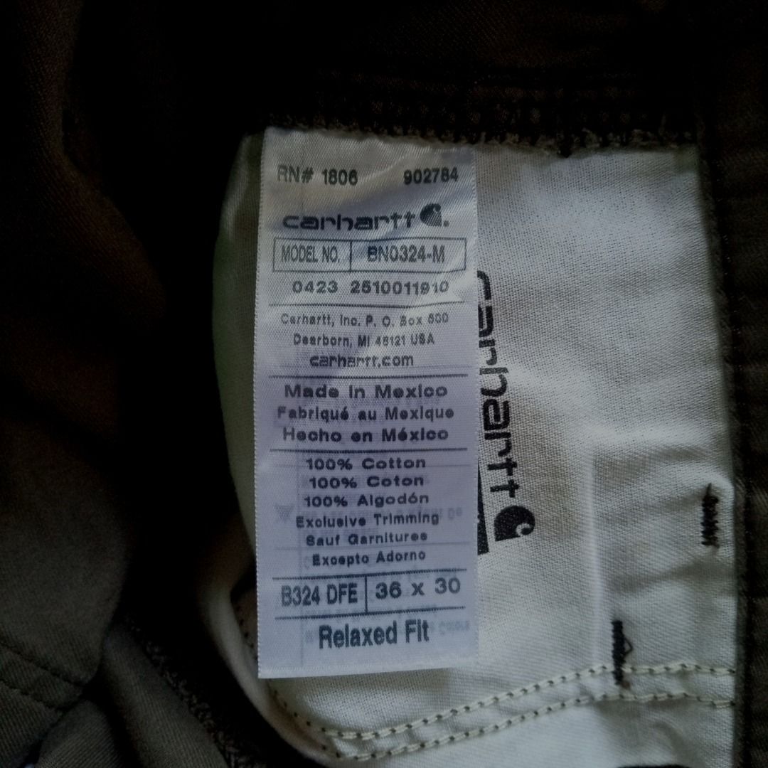 CARHARTT B324 DFE (Category: Activewear) located in San Fernando. Submitted by calmwind.72ea40 (Listing ID 1470482570, Image 3). Description: Size 36x30 on tag No Issue.