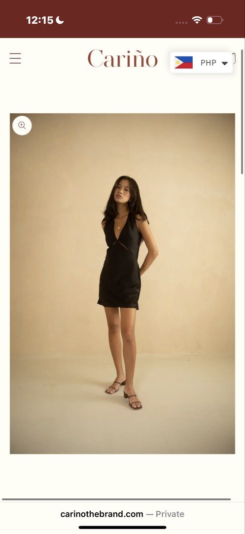 Cariño Audrey Mini Black Dress (Category: Dresses) located in Quezon City. Submitted by declutterwithashopaholic (Listing ID 1470380838, Image 1). Description: .