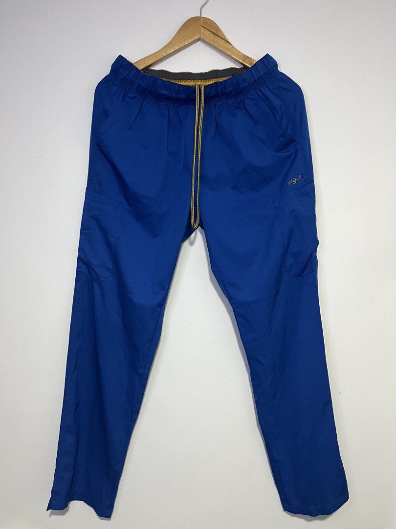 Carousell Carhartt Force Scrub Pants Blue Medium (Category: Jeans) located in Dasmarinas. Submitted by thriftedbygii (Listing ID 1470354260, Image 3). Description: - Brand/Model: Carhartt Force (C53106) - Color: Royal Blue - Size: Men's Regular Medium - Waistband: Elastic with adjustable drawstring - Pockets: Multiple utility pockets and back pockets - Material: 88% polyester, 12% spandex (stretch fabric) - Origin: Made in Bangladesh - Condition: