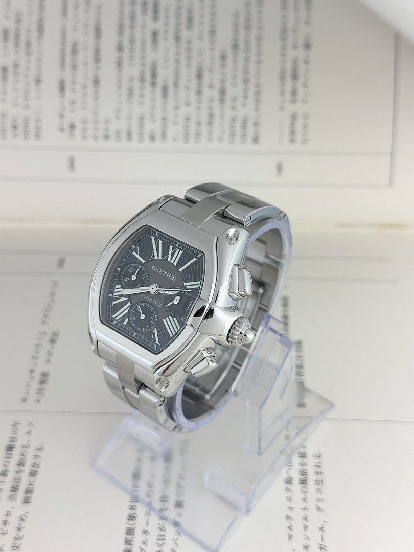 Cartier Roadster Chronograph Automatic (Category: Luxury Watches) located in Manila. Submitted by lugs.to.lugs (Listing ID 1470417591, Image 2). Description: Available for Sale Cartier Roadster Chronograph XL - Ref. 2618 - 40 x 48mm Steel Case - Automatic - Black Guilloche Dial with White Roman - Screw Down Crown - Chronograph Resets to Zero - Keeps Good Time - Cartier AM Representation Box and Papers Meetups can be arranged.