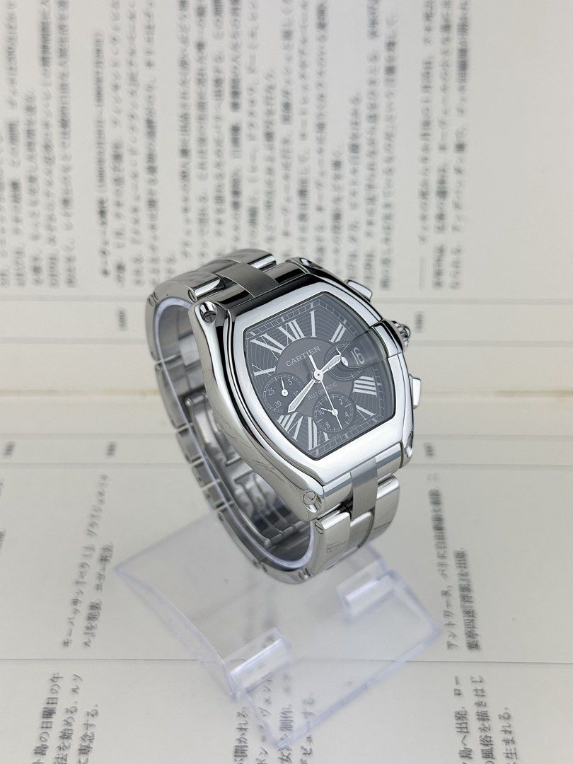 Cartier Roadster Chronograph Automatic (Category: Luxury Watches) located in Manila. Submitted by lugs.to.lugs (Listing ID 1470417591, Image 3). Description: Available for Sale Cartier Roadster Chronograph XL - Ref. 2618 - 40 x 48mm Steel Case - Automatic - Black Guilloche Dial with White Roman - Screw Down Crown - Chronograph Resets to Zero - Keeps Good Time - Cartier AM Representation Box and Papers Meetups can be arranged.