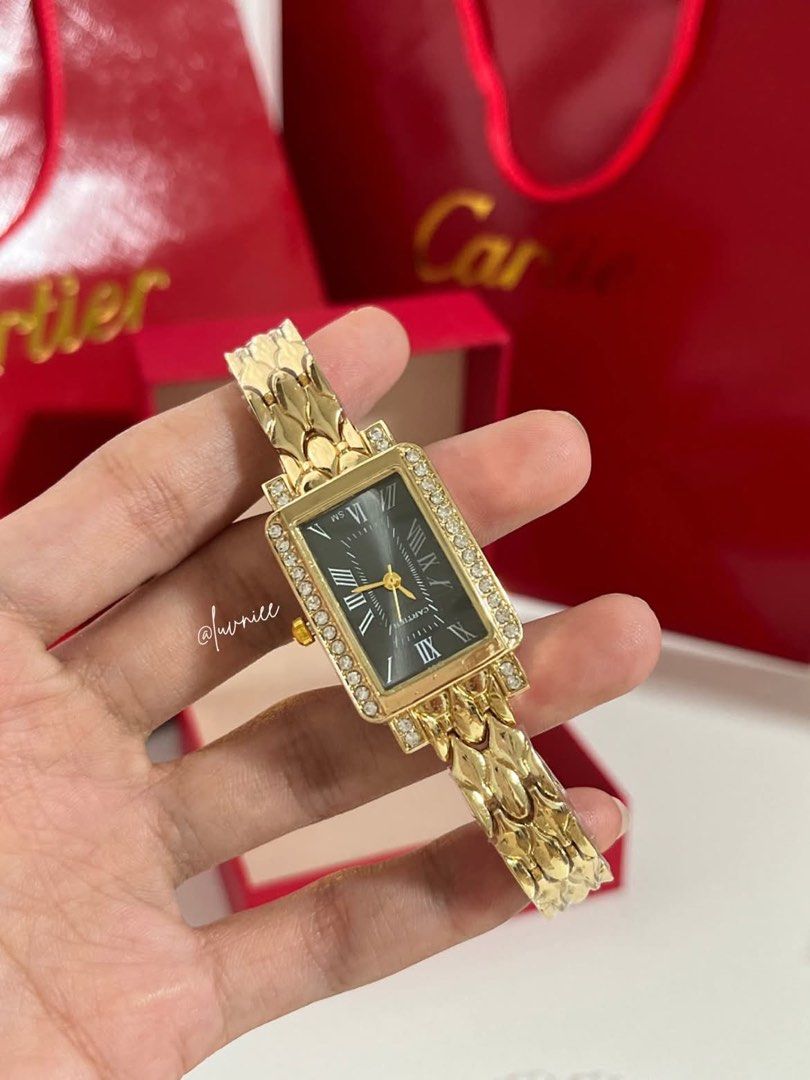 Cartier Watch (Category: Luxury Watches) located in Cabuyao City. Submitted by luvniee.co (Listing ID 1470398004, Image 2). Description: CART!ER WATCH - with box & paper bag .