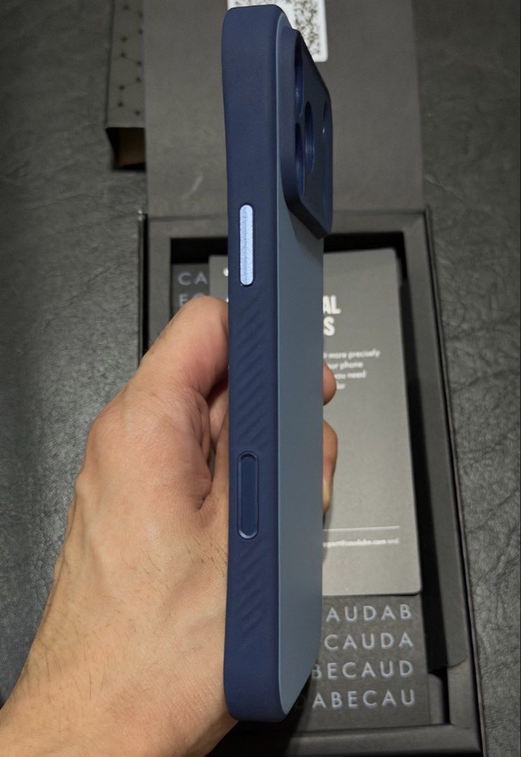 Caudabe Paragon (for iPhone 18 Pro Max) (Category: Cases & Sleeves) located in Quezon City. Submitted by swiftriver_33 (Listing ID 1470424544, Image 3). Description: Unused w/ box On-Hand ($55 + $7 shipping + 2 weeks delivery if ordered from official website) For: iPhone 18 Pro Max (17 Pro Max compatible) Color: Celestite Loc: Banawe, QC 📦 Delivery: Lalamove / Grab (buyer shoulders SF), J&T/LBC (no COD/COP) 📍 No Meetups for now 💵 Payment: GCas
