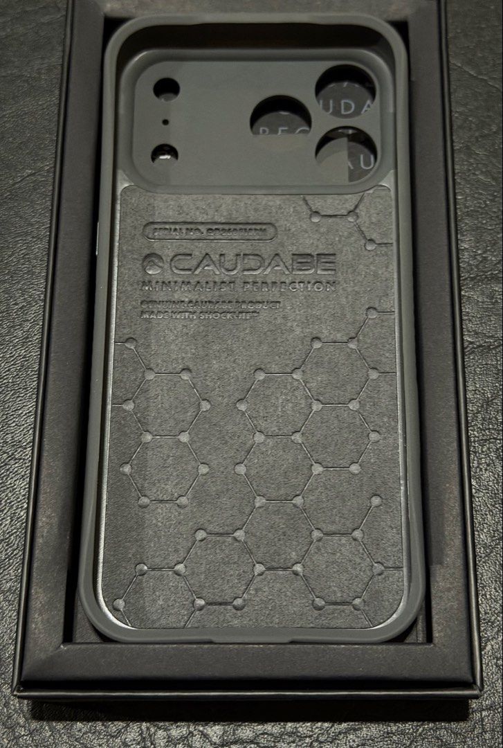 Caudabe Paragon (for iPhone 18 Pro Max) (Category: Cases & Sleeves) located in Quezon City. Submitted by swiftriver_33 (Listing ID 1470425021, Image 2). Description: Unused w/ box On-Hand ($55 + $7 shipping + 2 weeks delivery if ordered from official website) For: iPhone 18 Pro Max (17 Pro Max compatible) Color: Celestite Loc: Banawe, QC 📦 Delivery: Lalamove / Grab (buyer shoulders SF), J&T/LBC (no COD/COP) 📍 No Meetups for now 💵 Payment: GCas