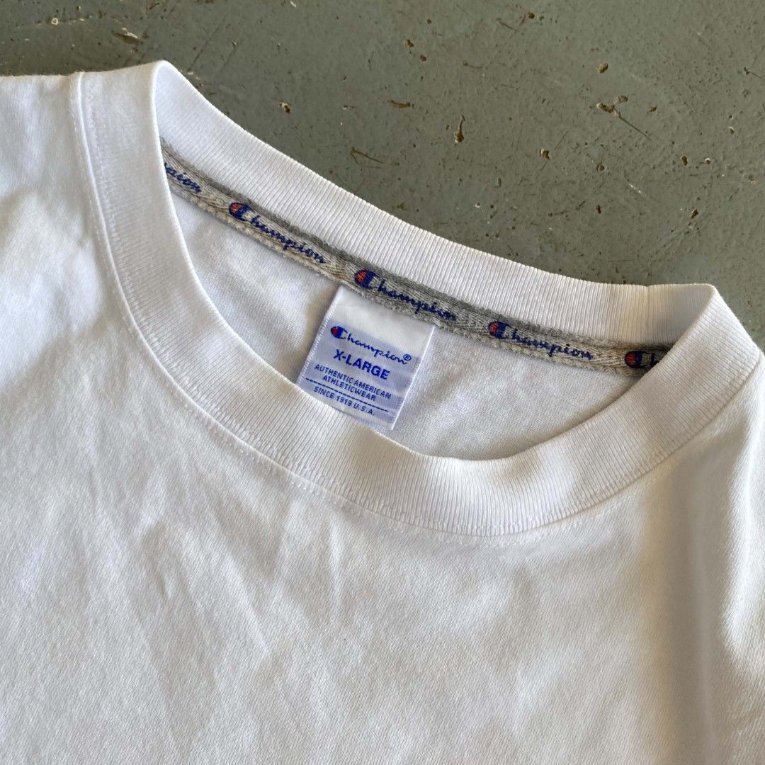 champion (Category: Tshirts & Polo Shirts ) located in Malabon City. Submitted by not_just_fits (Listing ID 1470360736, Image 3). Description: Dimes: ▪️W: 21.5 L: 29 Flaw/s: ▪️no issue.