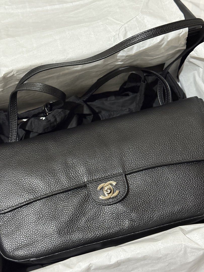 Chanel Maxi Flap (Category: Luxury Bags & Wallets) located in Manila. Submitted by trollzy14311147 (Listing ID 1470510187, Image 1). Description: - Chanel shoulder bag in timeless black caviar leather - Classic silver-tone interlocking CC turn-lock closure - Structured flap silhouette with a convenient double strap design - Supple grained leather texture and clean interior lining - Complete inclusions: black fabric dust bag, original white packag