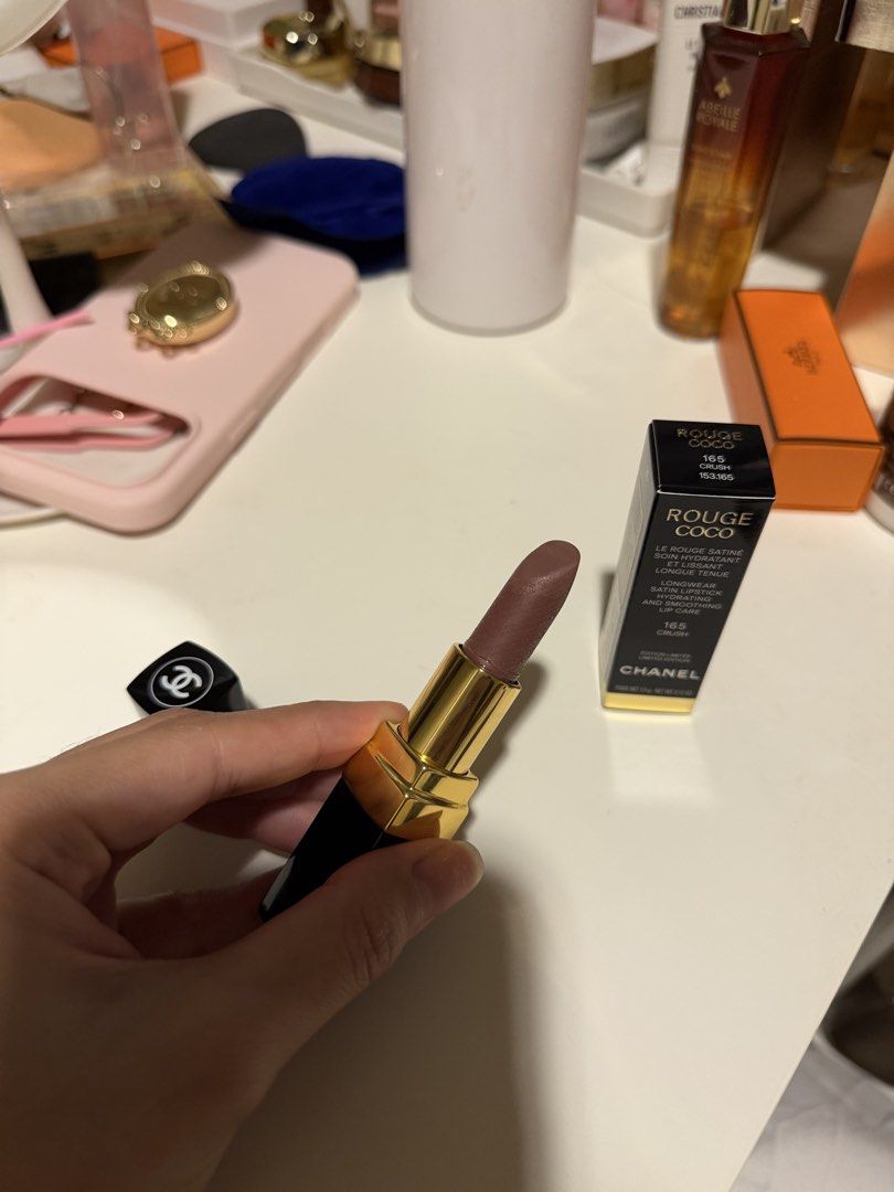 Chanel Rouge Coco - 152 Crush (Category: Makeup) located in Cavite. Submitted by ashhiiiii (Listing ID 1470519231, Image 3). Description: Used once Limited edition Bought at Chanel Greenbelt for like 2,800.