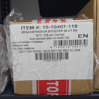 Chaos Rising (ME04) Booster Box Case, Toys & Collectibles, Trading ...