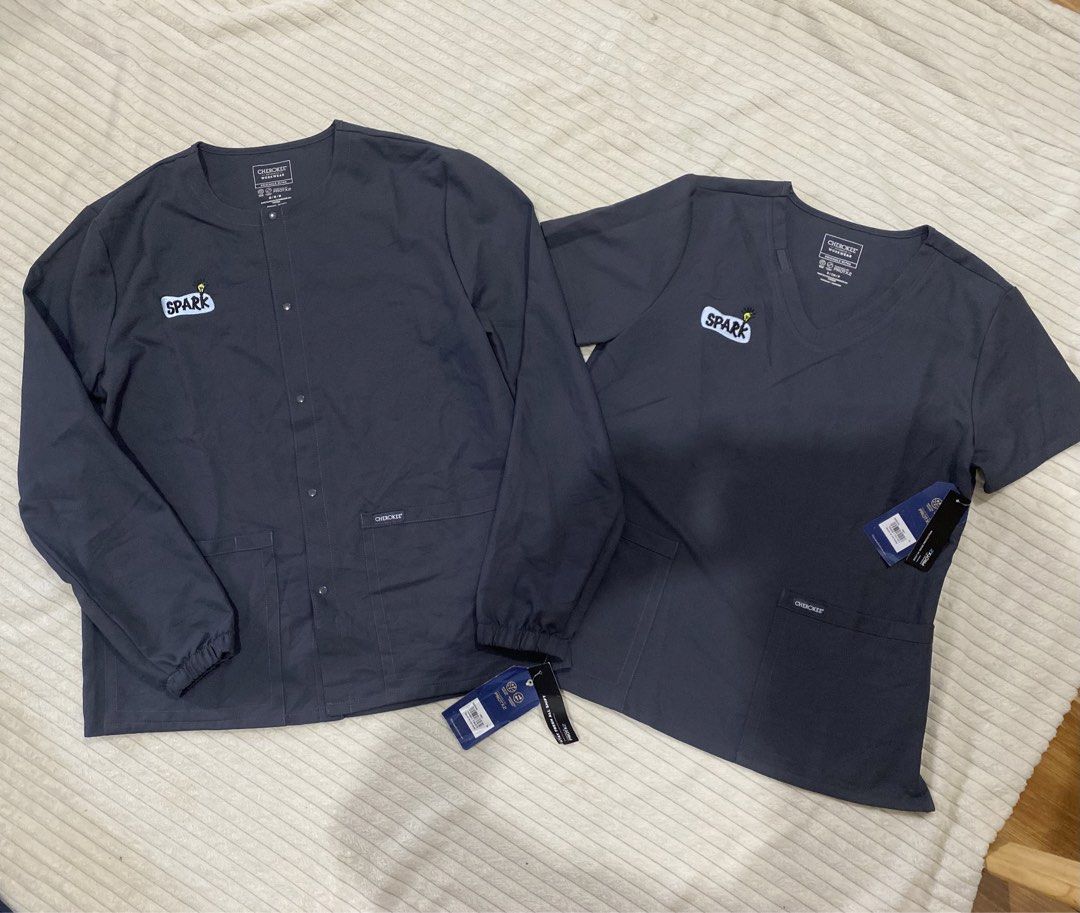 Cherokee scrub top and scrub long sleeve protx2 technology (Category: Activewear) located in Tanza. Submitted by 9th.street.thrift (Listing ID 1470409747, Image 1). Description: Cherokee scrub top and warmer Brandnew Strechable and breathable Powered by PROTX 2 technology”strechable and comfy Top:small Long sleeve:medium Note:may spark lang na embroidered Aspack:500+sf fixed price.