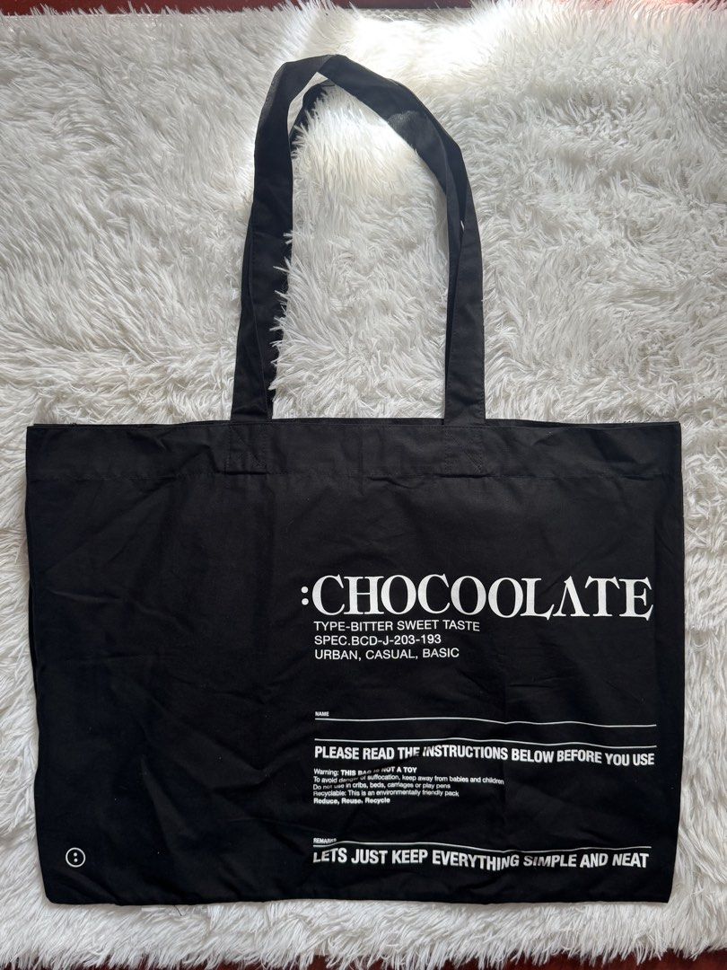CHOCOLATE TOTE BAG (Category: Sling Bags) located in Baguio. Submitted by greylootthrifts (Listing ID 1470360628, Image 1). Description: .