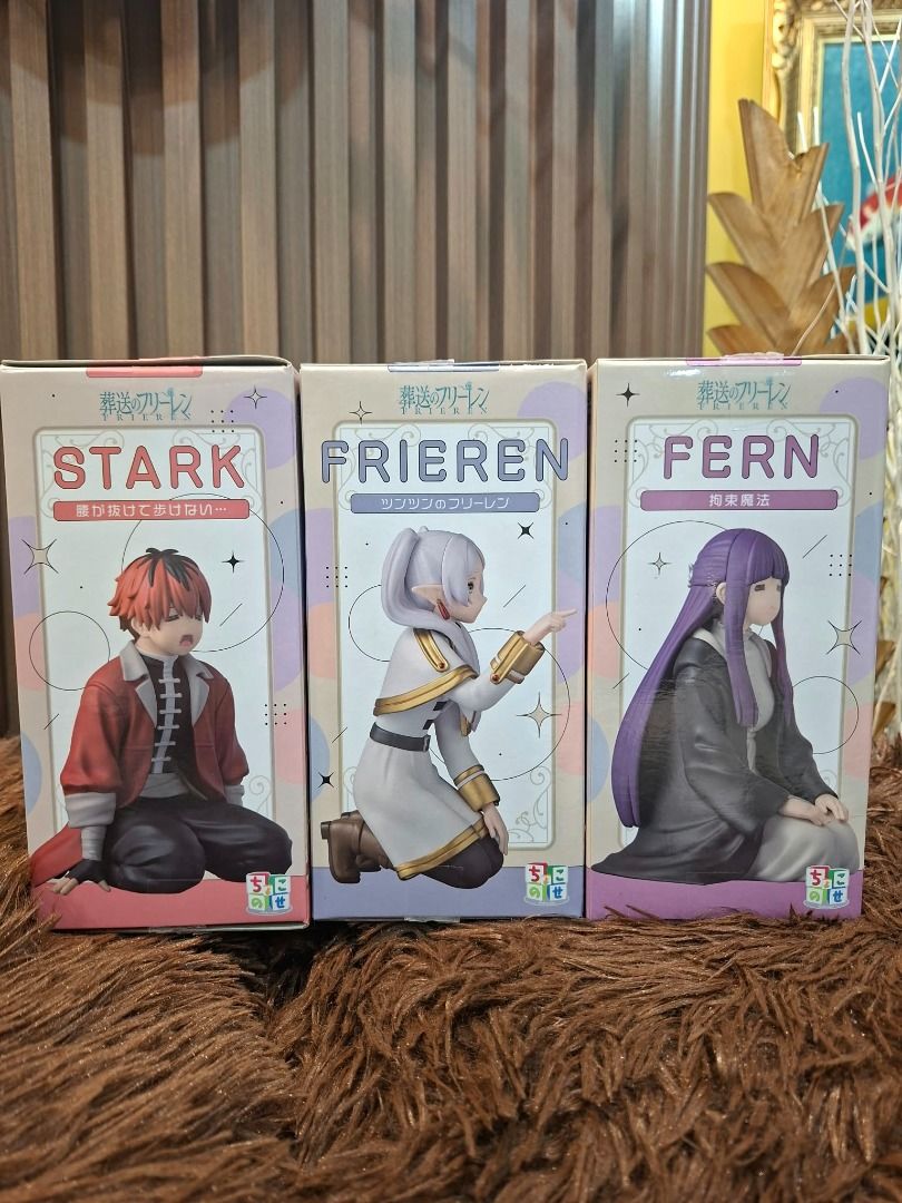 Chokonose Frieren set (Category: Figurines & Statues) located in Quezon City. Submitted by jordump (Listing ID 1470391797, Image 3). Description: Mint in Box (MiB) - Sealed w/clampshell‼️.