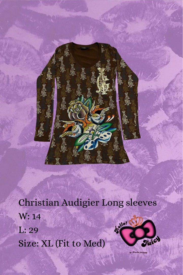 Christian Audigier Longsleeves (Category: Longsleeves) located in Manila. Submitted by hello_juicyyyy (Listing ID 1470436631, Image 1). Description: .