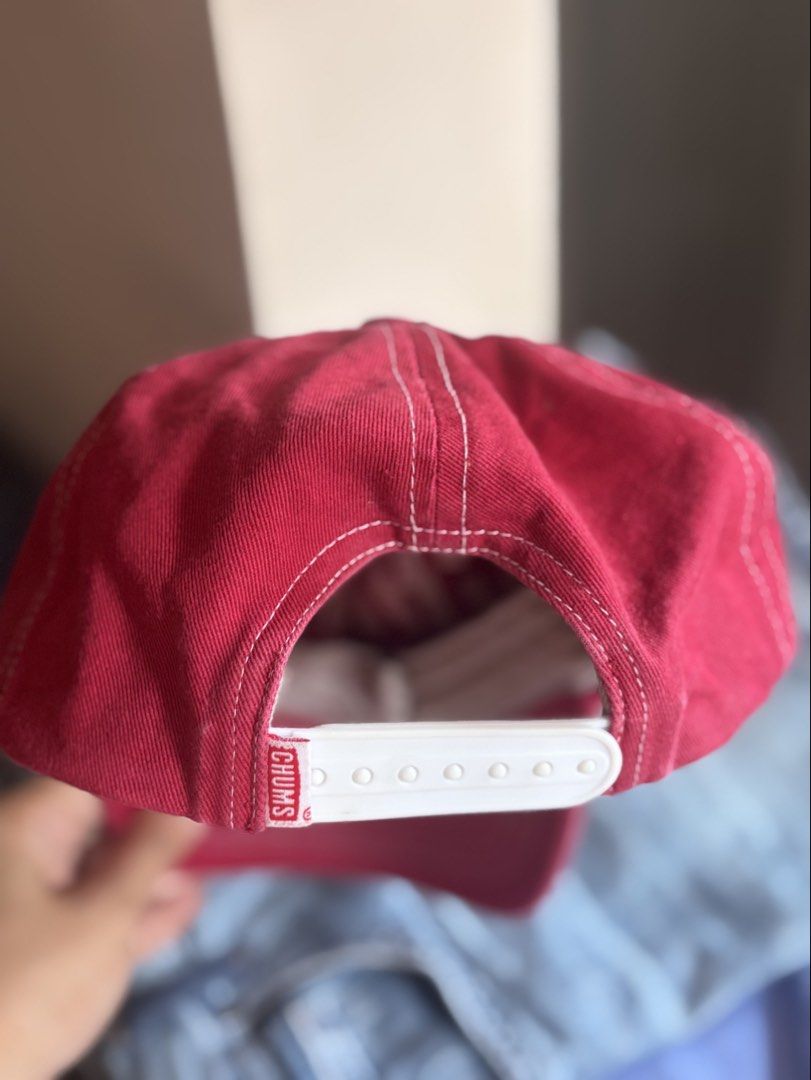 Chums Booby Bird Snapback Cap (Category: Caps & Hats) located in Taguig. Submitted by solana36 (Listing ID 1470376045, Image 3). Description: With minor signs of usage lang LP! It's a good deal na for this brand RFS: Decluttering Location: East Rembo, Taguig SF c/o buyer.