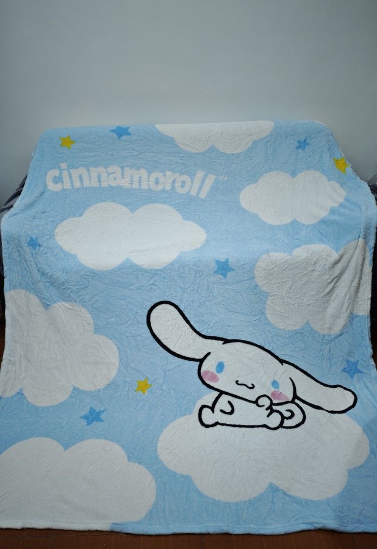 Cinnamoroll Fur Fleece Blanket - Full Double (Category: Bedding & Towels) located in Mariveles. Submitted by hl.reyrfinds (Listing ID 1470493974, Image 1). Description: 🍀☘️🍀☘️🍀 Fur Fleece Blanket Soft, Midweight, Glossy Pay First. MOD: JnT.