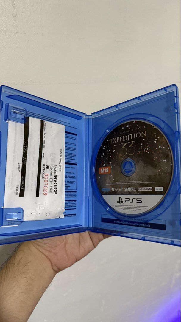 Clair Obscur Expedition 33 PS5 Game (Category: PlayStation) located in Pasig City. Submitted by devonvergel (Listing ID 1470479575, Image 2). Description: Clair Obscur: Expedition 33 - 1949 2nd owner / used / scratch less disc RFS: Platinumed / Additional Funds Meetups: SM Megamall / Podium / Robinsons Galleria / Pinagbuhatan or Nagpayong Pasig / SM Taytay / San Lorenzo Ruiz Church Lalamove at buyer’s expense..