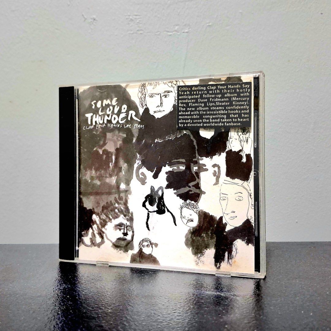 Clap Your Hands Say Yeah Some Loud Thunder CD (Category: CDs & DVDs) located in Caloocan City. Submitted by offthegridfinds (Listing ID 1470508384, Image 1). Description: Clap Your Hands Say Yeah album Some Loud Thunder on CD. Jewel case packaging with original cover art, tracklist insert, and disc. Tracklist includes Some Loud Thunder, Emily Jean Stock, and Five Easy Pieces. Produced by Dave Fridmann. Standard audio CD format..