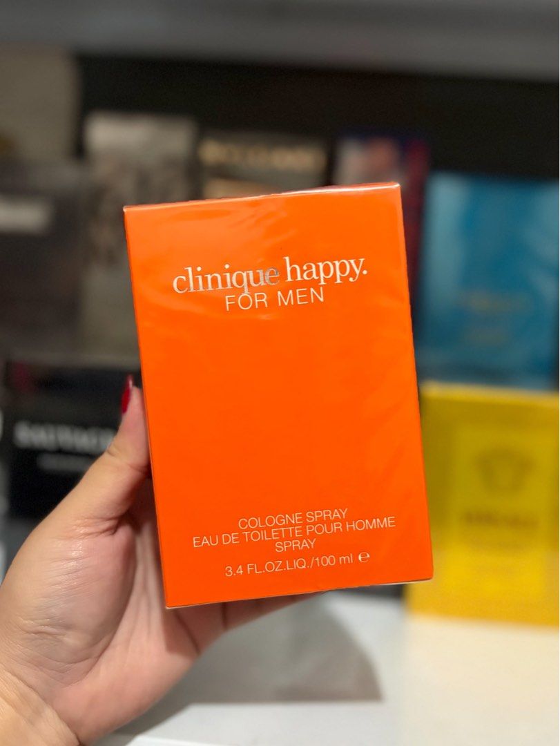 CLINIQUE HAPPY FOR MEN EDT (Category: Fragrance & Deodorants) located in Quezon City. Submitted by embere_shop (Listing ID 1470353011, Image 1). Description: 📌Please read the last image carefully - all details are already provided. ❗️Offers below the regular price will no longer be entertained. Thank you for understanding. 💰 Mode of Payment (MOP): GCash 📦 Mode of Delivery (MOD): Lalamove – Same-day delivery (5 PM cut-off) J&T – Same-day delive