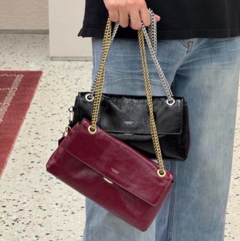 Magazine Chain Coach Chelsea Shoulder Chain Bag, Women's Fashion, Bags & Wallets ...