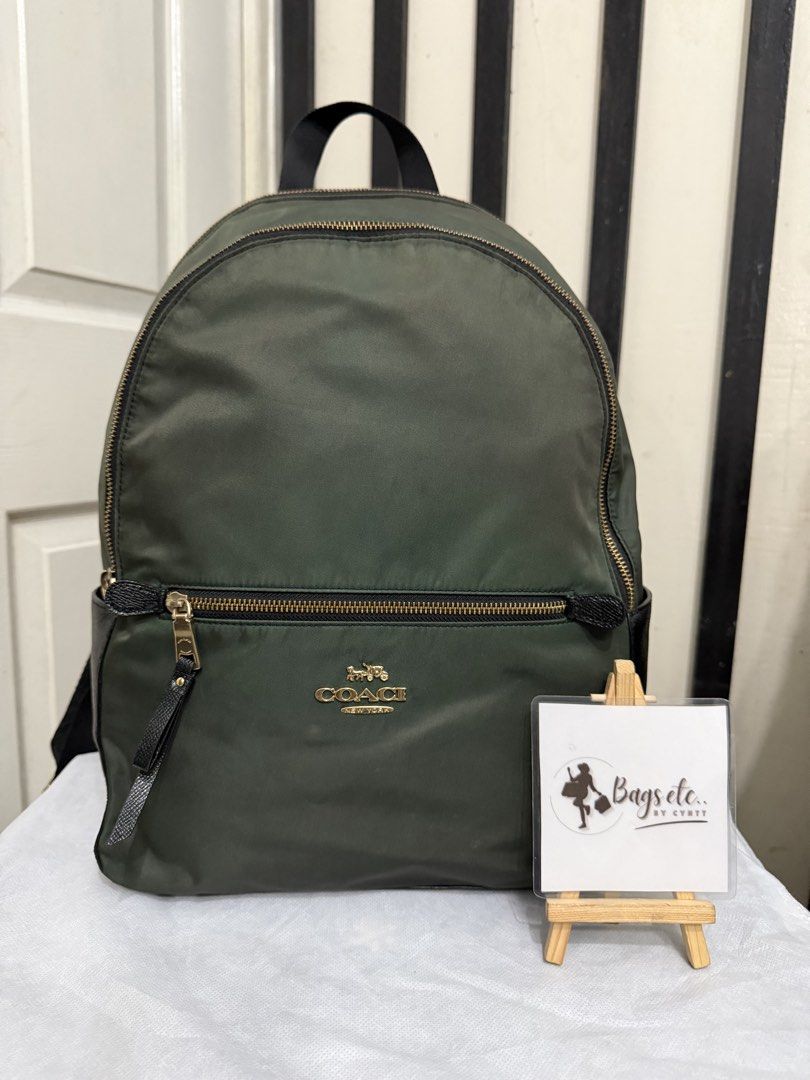 Coach nylon Back pack (Category: Luxury Bags & Wallets) located in Pasig City. Submitted by bagsetcbycyntt (Listing ID 1470378448, Image 2). Description: .