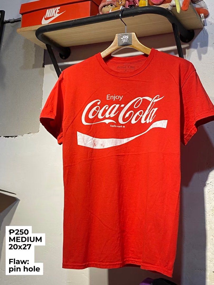 Coca Cola Shirt (Category: Tshirts & Polo Shirts ) located in Bocaue. Submitted by jintanthrift (Listing ID 1470445179, Image 1). Description: Details on pic . . . . . random tags: graphic shirt, graphic tee, beverage tee.