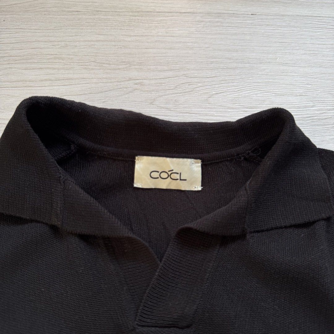 Cocl Slit Colar Knit Shirt (Category: Tshirts & Polo Shirts ) located in Zamboanga. Submitted by rustic.rev (Listing ID 1470504397, Image 3). Description: COCL Slit Collar Knit Shirt In excellent condition Tagged: S Actual Measurements: Pit to pit: 20.5” Length: 27.5” Shoulders: 20” Sleeves length: .