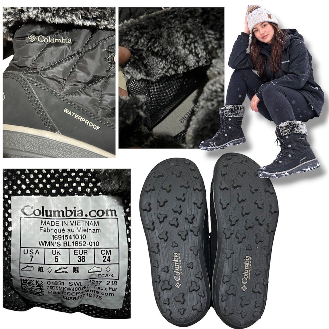 Columbia x Moonboot (Category: Boots) located in Abucay. Submitted by emerald1986 (Listing ID 1470467966, Image 3). Description: Winter boots Faux fur lining Columbia omni-heat Excellent condition Moonboot Excellent condition Needs wash See photos 4500 each freeshipping .