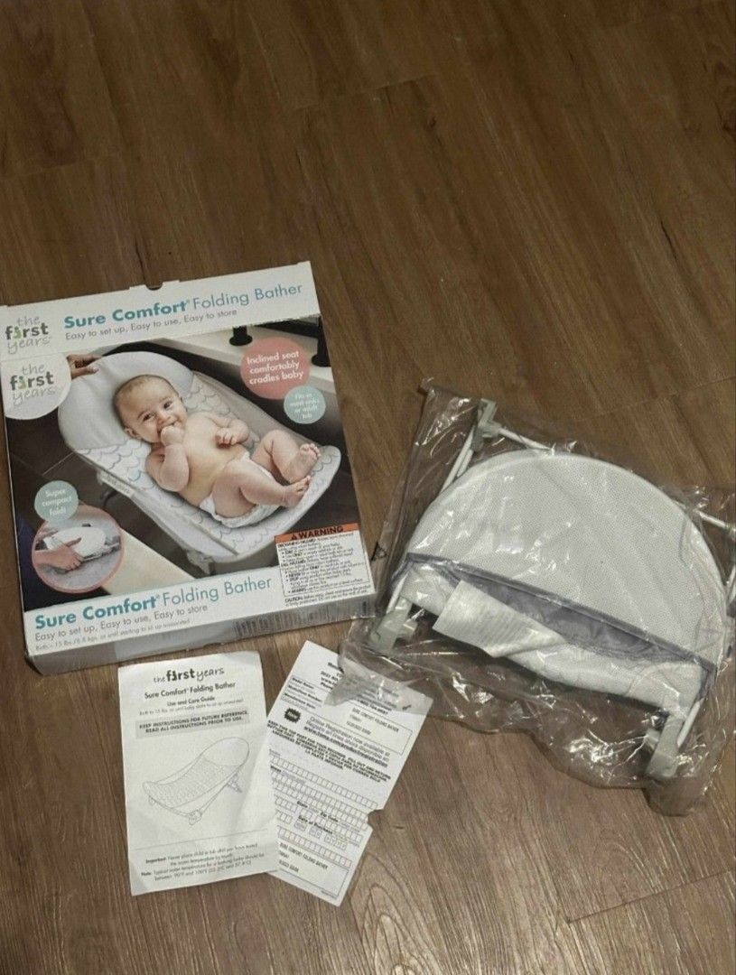 Comfort Folding Bather (Category: Bathtub & Bath Accessories) located in Mandaluyong City. Submitted by 3la1n333.1 (Listing ID 1470396152, Image 2). Description: 🛁👶 PRE-LOVED BABY FOLDING BATHER FOR SALE! 💕 ✨ THE FIRST YEARS – SURE COMFORT FOLDING BATHER ✨ Calling all mommies and daddies! 💗 Looking for a budget-friendly, practical, and space-saving bathing essential for your little one? This one's for you! 🥰 🌸 PRODUCT FEATURES: ✅ Foldable &