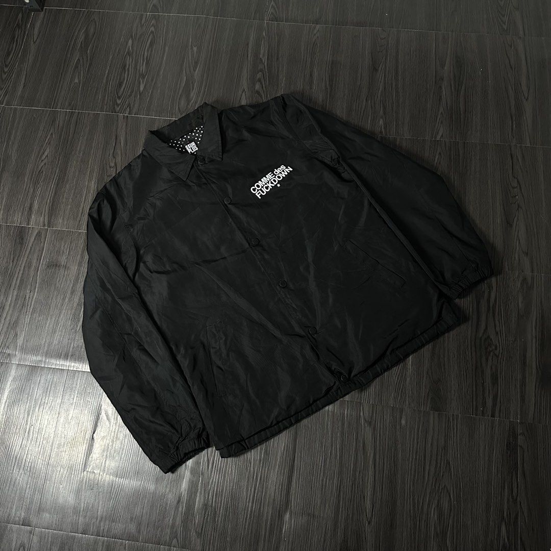 COMME des FCKDOWN (Category: Formal Shirts) located in San Jose del Monte. Submitted by xanthrift2.0 (Listing ID 1470456868, Image 3). Description: COMME des F*CKDOWN WINDBREAKER color rate: 9.9/10 dimes: 22 x 28 (medium) ₱1,399.