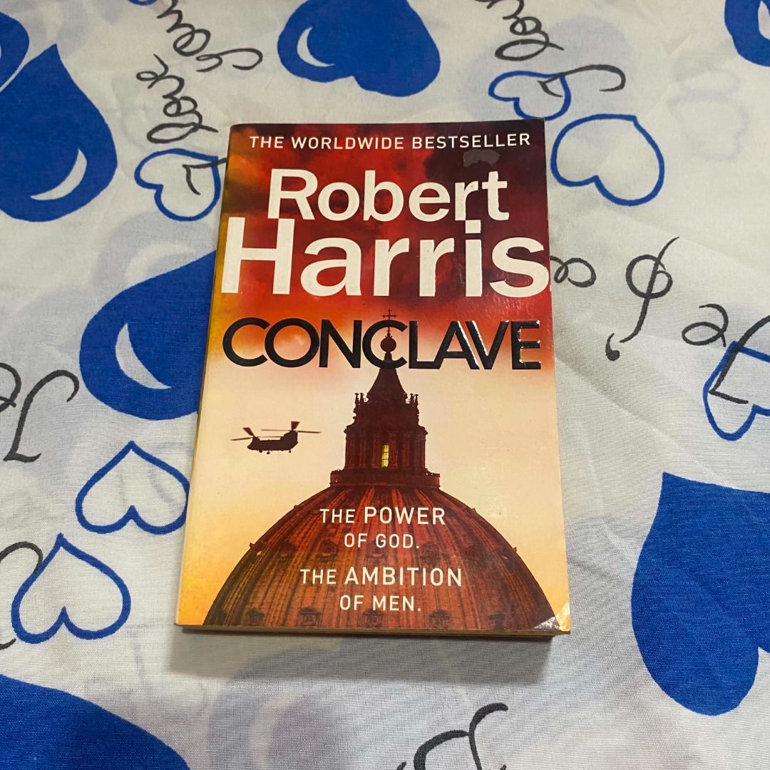 Conclave by Robert Harris (Category: Storybooks) located in Santa Maria. Submitted by shade.lost (Listing ID 1470475372, Image 1). Description: - Title & Author: Conclave by Robert Harris (Worldwide Bestseller Edition) - Genre: Gripping political drama and thriller focusing on the papal election process - Page Condition: Inside pages are completely clean, unmarked, and highly readable - Ideal For: Thriller fans and readers looking for an affordab