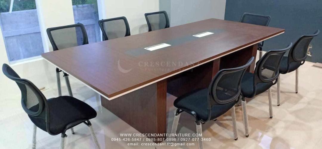 Conference Office Table (Category: Office Furniture & Fixtures) located in Pasig City. Submitted by ynacftsal84263 (Listing ID 1470401679, Image 1). Description: GOOD QUALITY, BRAND NEW AND OFFERS BEST PRICE!!! FREE QUOTATION! FREE SITE VISIT & FREE ESTIMATE within Metro Manila or you can send us your measurement Price is For Posting Purposes Only Our Products: •Modular Office Partition •Office Cubicle / Workstation •Office Tables •Office Chairs 