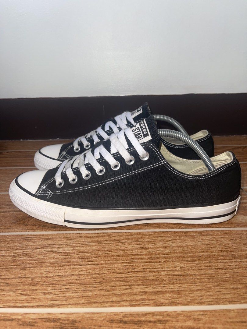 Converse All Star Low Top Black (Category: Sneakers) located in Manila. Submitted by juankevino (Listing ID 1470369647, Image 3). Description: Payment first policy No cod/cop Mop Gcash Shipping thru j&t/lalamove 📍Calamba Laguna.