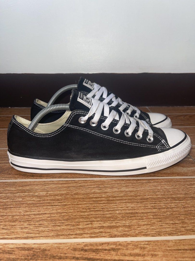 Converse All Star Low Top Black (Category: Sneakers) located in Manila. Submitted by juankevino (Listing ID 1470369647, Image 2). Description: Payment first policy No cod/cop Mop Gcash Shipping thru j&t/lalamove 📍Calamba Laguna.