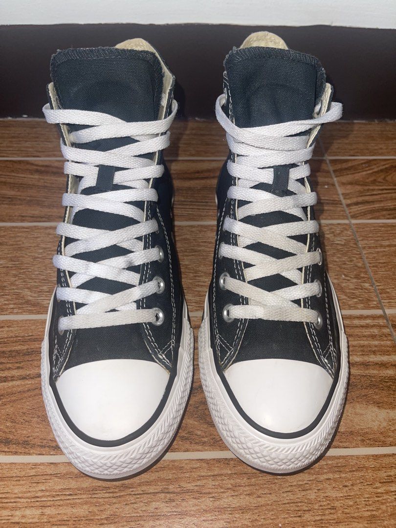Converse Chuck Taylor All Star High Top Black (Category: Sneakers) located in Manila. Submitted by juankevino (Listing ID 1470369258, Image 1). Description: Payment first policy No cod/cop Mop GCash Shipping thru j&t/lalamove 📍Calamba Laguna .