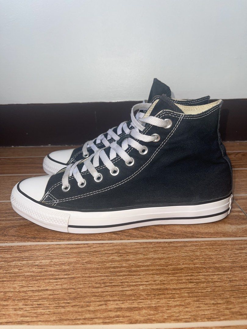 Converse Chuck Taylor All Star High Top Black (Category: Sneakers) located in Manila. Submitted by juankevino (Listing ID 1470369258, Image 3). Description: Payment first policy No cod/cop Mop GCash Shipping thru j&t/lalamove 📍Calamba Laguna .