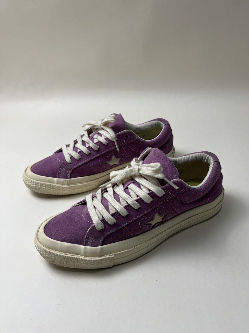 Converse One Star x Golf Le Fleur Fuchsia Glow (Category: Sneakers) located in Makati City. Submitted by ufcknwthbst (Listing ID 1470363203, Image 1). Description: Size 7.5 9.5/10 condition No box.