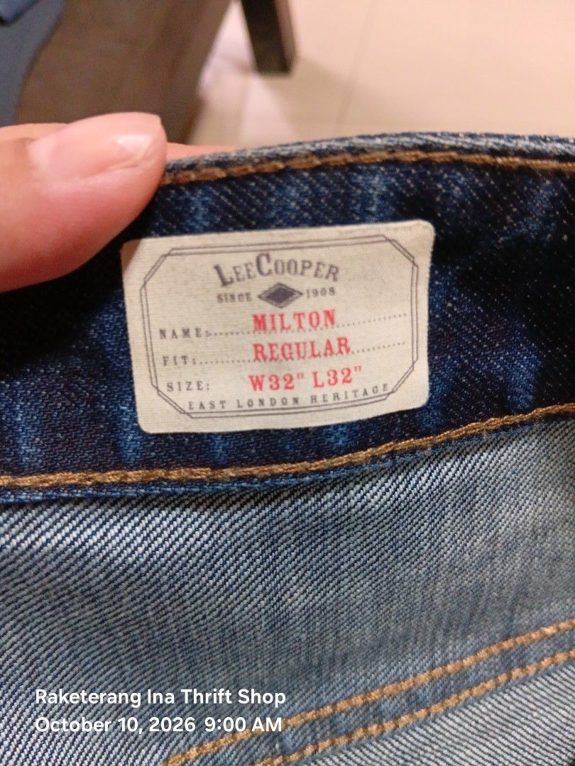 Cooper Milton Regular Jeans Not Stretch (Category: Jeans) located in Valenzuela. Submitted by AnahThrift (Listing ID 1470448521, Image 3). Description: New Arrival ❗❗❗ 👉Very Good condition 👍 👉 MOP:: Palawan/Cebuana/Gcash 👉 Courier:: Lalamove/MCFA/LBC/J&T 👉 Location:: Karuhatan, Valenzuela City 👉Salamat po ᥬ😊᭄🙏❣️.